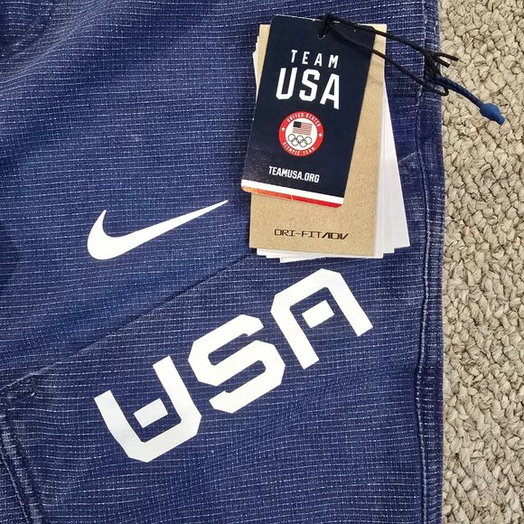 NWT Nike ACG DRI-FIT ADV USA Olympic Team Blaze Women's Track Pants, Blue, XXS - Picture 5 of 12